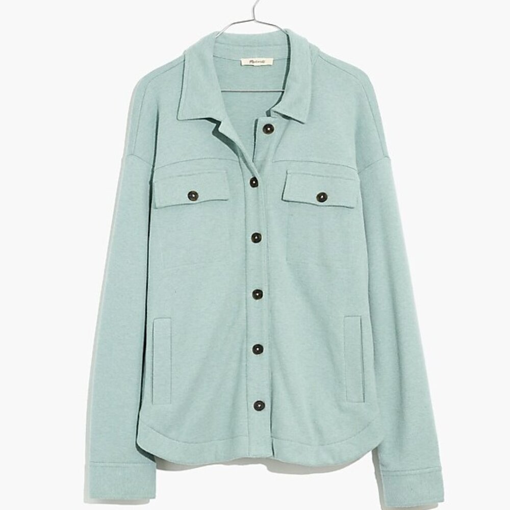 Madewell Brushed Knit Shirt-Jacket